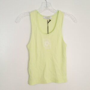 Daydreamer Acid Yellow LA Eye Ribbed Tank